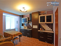 Кухня-столовая, фото 2, Апартаменты на Московской в Евпатории