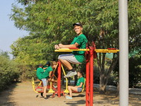 Спортивные тренажеры в детском лагере «Арт-Квест», Саки, Западный Крым, фото 6
