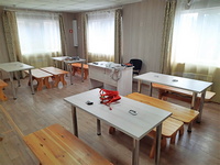 Отрядный холл в коттедже в детском лагере «Горный», Балаклавский район, Севастополь, фото 2