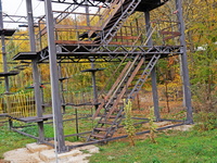 Веревочный парк в детском лагере «Горный», Балаклавский район, Севастополь, фото 1