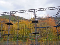 Веревочный парк в детском лагере «Горный», Балаклавский район, Севастополь, фото 3