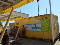 Пляж детского лагеря «Кипарис», Алушта, ЮБК, фото 1