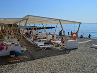 Пляж детского лагеря «Кипарис», Алушта, ЮБК, фото 11