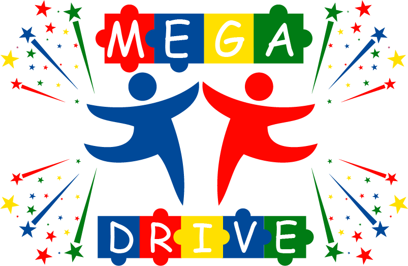 Логотип программы «Мегадрайв» для детского лагеря