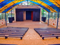 Крытая концертная площадка в детском лагере «Радуга», Бахчисарайский район, с. Песчаное