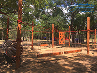 Веревочный парк в детском лагере «Радуга», Евпатория