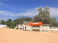 Пляж детского лагеря «Юность», Евпатория, Заозерное, фото 1
