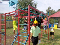 Спортивная площадка в детском лагере «Зори Анапы», Анапа