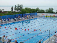 Центр спорта Эволюция, Евпатория, бассейн открытый 50х25м 
