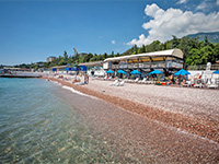 Пляж санатория «Гурзуфский», Гурзуф, Южный берег Крыма, фото 1